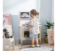 Cucina Giocattolo per Bambini con Altezza Regolabile, Suoni, Luci e Utensili, in MDF e PP, 60x30,5x93,2 cm