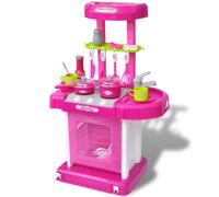 Cucina Giocattolo per Bambini con Effetti Luce/Suoni Rosa