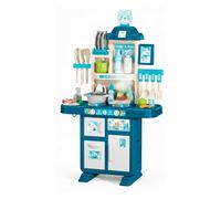 Cucina Giocattolo Per Bambini Con Luci E Suoni Realistici 69 Accessori Rubinetto Con Sistema Di Riciclo Dell'Acqua E Fornelli Per Bambini Dai 3-5 Anni Set Cucina (Blu)