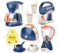 Cucina giocattolo per bambini con macchina del caffe e accessori cucina, set elettrodomestico da cucina bimbi, giochi educativi per bambina e bambino 2 3 4 5 6 anni