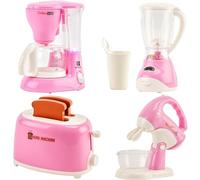 Cucina Giocattolo per Bambini,con Tostapane Macchina da caffè Frullatore Spremiagrumi,Con luci e Musica,Elettrodomestico Cucina Giocattolo per Giochi di Ruolo,Adatto a Bambini e Bambine dai 3 anni in