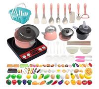 Cucina giocattolo per | Set da cucina 110 pezzi per,Utensili per giocattoli D imitazione | per la casa, la scuola, il gioco di ruolo, festa, viaggi, asilo nido, asilo nido