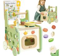 Cucina in legno e deambulatore Classic World 2 in 1