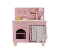 Cucina Giocattolo in Legno FSC Rosa con Accessori | Little Dutch
