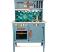 Cucina in legno Tasty nello stile blu fumé