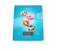 Cucina LCD in vetro Bilancia fino a 5 kg blu