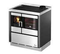 Cucina legna 7,5kW KOOK 80 VS Antracite 4 stelle (79,5x60x86cm)