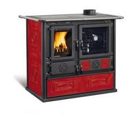 Cucina legna 8,8kW ROSA 5.0 VST Liberty bordeaux 5 stelle (103x65x85,1cm)