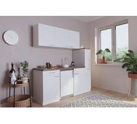 Cucina Mini Cucina Singola Cucinino Blocco Cucina Bianco Luis 180 CM respekta [EEK: E]