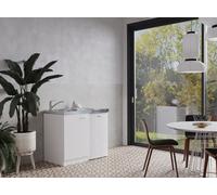 Cucina Mini Cucina Singola Cucinino Pantry Bianche Levin 100 CM