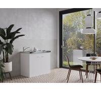 Cucina Mini Cucina Singola Cucinino Pantry Bianco Levin 100 CM