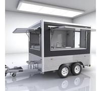 Cucina mobile completamente attrezzata del rimorchio dell'alimento per la vendita Camion di campeggio su misura del camion dell'alimento con il bar del caffè, hot dog, carretto del gelato, bevanda del