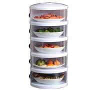 Cucina multistrato trasparente impilabile copertura alimentare isolante antipolvere anti-lancia tenda raccolta domestica coperture vegetali da animali per frigorifero copertura giardino freddo piatto