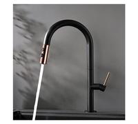 Cucina Oro Nero Oro a Buco Singolo spruzzatore di spruzzatore spruzzatore di spruzzatore a Ponte Caldo e Freddo argite reciprocità di Lavaggio in Ottone, Rubinetto della Cucina
