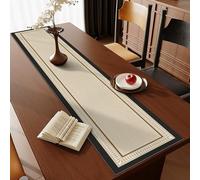Cucina Pelle runner tavola decorativo, moderno Computer tavolo Cuscino, caffè runner tavolo, Tavolo da pranzo runner tavola, Tutte le stagioni, per feste, celebrazioni, incontri.