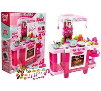 Cucina per Bambini con Tostapane e Macchina da Caffè Rosa