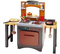 Cucina Pizzeria 2 in 1 Ecoiffier con Sgabello e 33 Accessori - Made in France