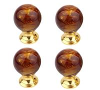 Cucina Pomelli 4 Pezzi Shell Occhio Di Tigre Oro Pomello Per Armadio Cassetto Maniglia Per Porta E Finestra Maniglia Per Mobili Da Cucina Occhio Di Tigre