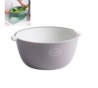 Cucina Riso Cestello Scolo Verdure Doppio Piatto Cesto Frutta in Plastica, Color