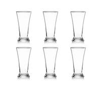 Cucina Set di 6 bicchieri da acqua trasparenti for la felicità bere birra