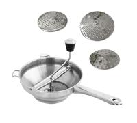 cucina sicura in acciaio : cibo rotante manuale, montabile a parete, resistente, versatile per conserve, esse, salse, frutta e verdura, ideale per l'inscatolamento