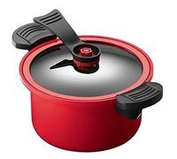 Cucina Sottovuoto Micro Pentola A Pressione Pentole Zuppa Carne Pentola Fornello A Gas/fuoco Aperto Pentola A Pressione Stufato Pentola, Pentola Antiaderente(3-Pack)
