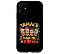 Cucina Tamale Making Crew Navidad Posada Familia Fiesta Fun Custodia per iPhone 11