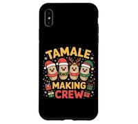 Cucina Tamale Making Crew Navidad Posada Familia Fiesta Fun Custodia per iPhone XS Max