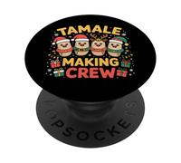 Cucina Tamale Making Crew Navidad Posada Familia Fiesta Fun PopSockets PopGrip Adesivo