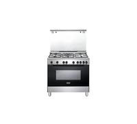 Cucina TuttoForno 90x60 5 Fuochi Forno Gas Ventilato DE LONGHI [EEK: A]