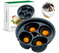 CucinaOra steamEGGS Cuociuova per 4 uova per Bimby Accessorio per TM7 TM6 TM31 TM5 - Uova in camicia con Bimby - Accessorio Vorwerk TM7 TM5 TM31 TM6