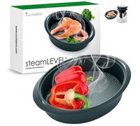 CucinaOra SteamLEVEL Varoma per Bimby TM6 TM5 TM31 - Accessori Vorwerk - Accessori da Cucina per Bimby - Aumenta la Superficie di Cottura