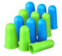 Cucinare Colla Calda Anti-scottatura Finger Caps 12Pcs Silicone Finger Protectors Hot Glue Gun Finger Caps KItchen Strumenti di Cottura Trattamento pratico