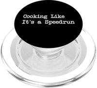Cucinare come se fosse una citazione divertente per i giocatori di Speedrun PopSockets PopGrip per MagSafe
