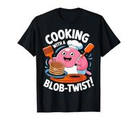 Cucinare con Un Blob-Twist Cute Chef Design Maglietta