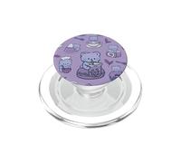 Cucinare Cucina Divertente Cucina Viola Desserts Tè Kawaii Orso PopSockets PopGrip per MagSafe
