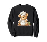Cucinare e sorridere con questo felice orso da cucina Felpa