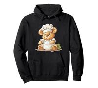 Cucinare e sorridere con questo felice orso da cucina Felpa con Cappuccio