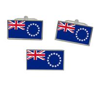 Cucinare Islands (New Zealand) Bandiera Gemelli E Fermacravatta Set