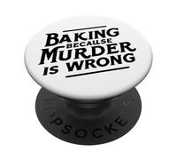 Cucinare perché l'omicidio è sbagliato PopSockets PopGrip Adesivo