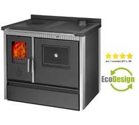 CUCINE STUFA A LEGNA K-LINE EXCLUSIVE INOX ANTRACITE -POTENZA 11,91 Kw