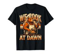 Cuciniamo al Dawn Bear Chef Barbecue Grilling Maglietta