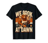 Cuciniamo al Dawn Bear Chef Barbecue Grilling Maglietta