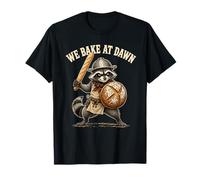 Cuciniamo all'alba Funny Baking Battle Raccoon Maglietta