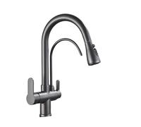 Cucino da cucina oro/nero/cromato con filtro dell'acqua estraibile Tap a 2/3 Way Cold Mixer Lavel Grane Beauty Comes
