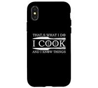 cucino questo è ciò che sa le cose, bravo a cucinare Custodia per iPhone X/XS