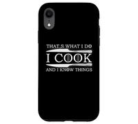 cucino questo è ciò che sa le cose, bravo a cucinare Custodia per iPhone XR