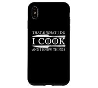 cucino questo è ciò che sa le cose, bravo a cucinare Custodia per iPhone XS Max