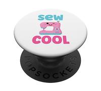 Cucire Cool Cute Kawaii Macchina da cucire Divertente Pun Quilting PopSockets PopGrip Adesivo