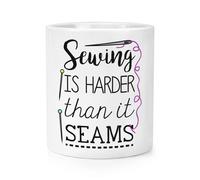 Cucire È più Difficile Than It Cuciture Trucco Pennello Matita Vaso Artigianato